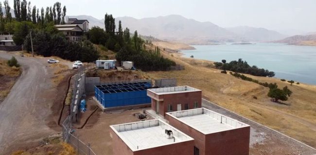 تصفیه خانه روستای زیدشت طالقان به بهره برداری می‌رسد